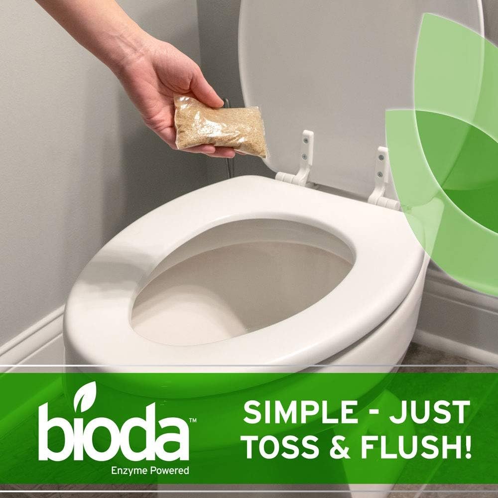 Bioda Septic System Saver, Professional Strength, 6-Pack, 6-Month Supply