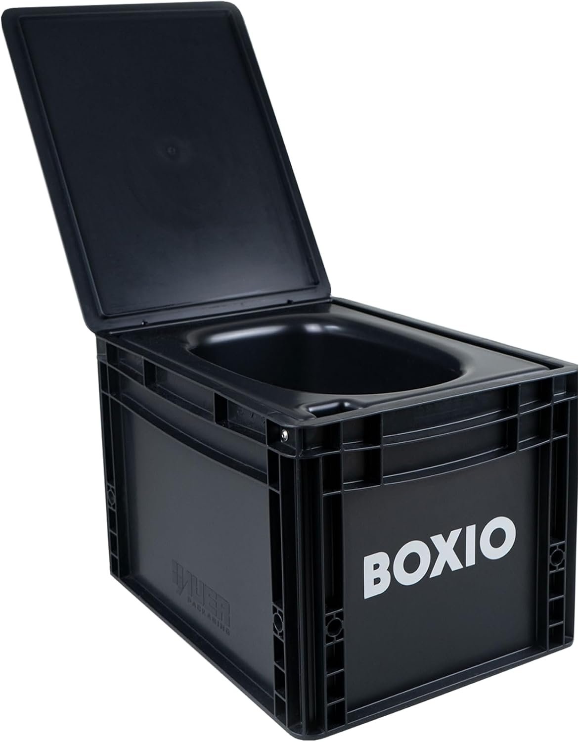 BOXIO Toilet - Portable Toilet, Camping Toilet, composting Toilet for car Camping, Boat or Camping. Mini Camping Toilet: 14,7" x 11,8" x 11,0" Made in Germany.
