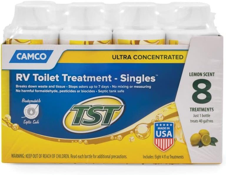 Camco TST MAX RV Toilet Treatment Gallon - Orange Scent - Made in the USA