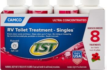 Camco TST MAX RV Toilet Treatment 1 Gallon – Orange Scent – Made in the USA
