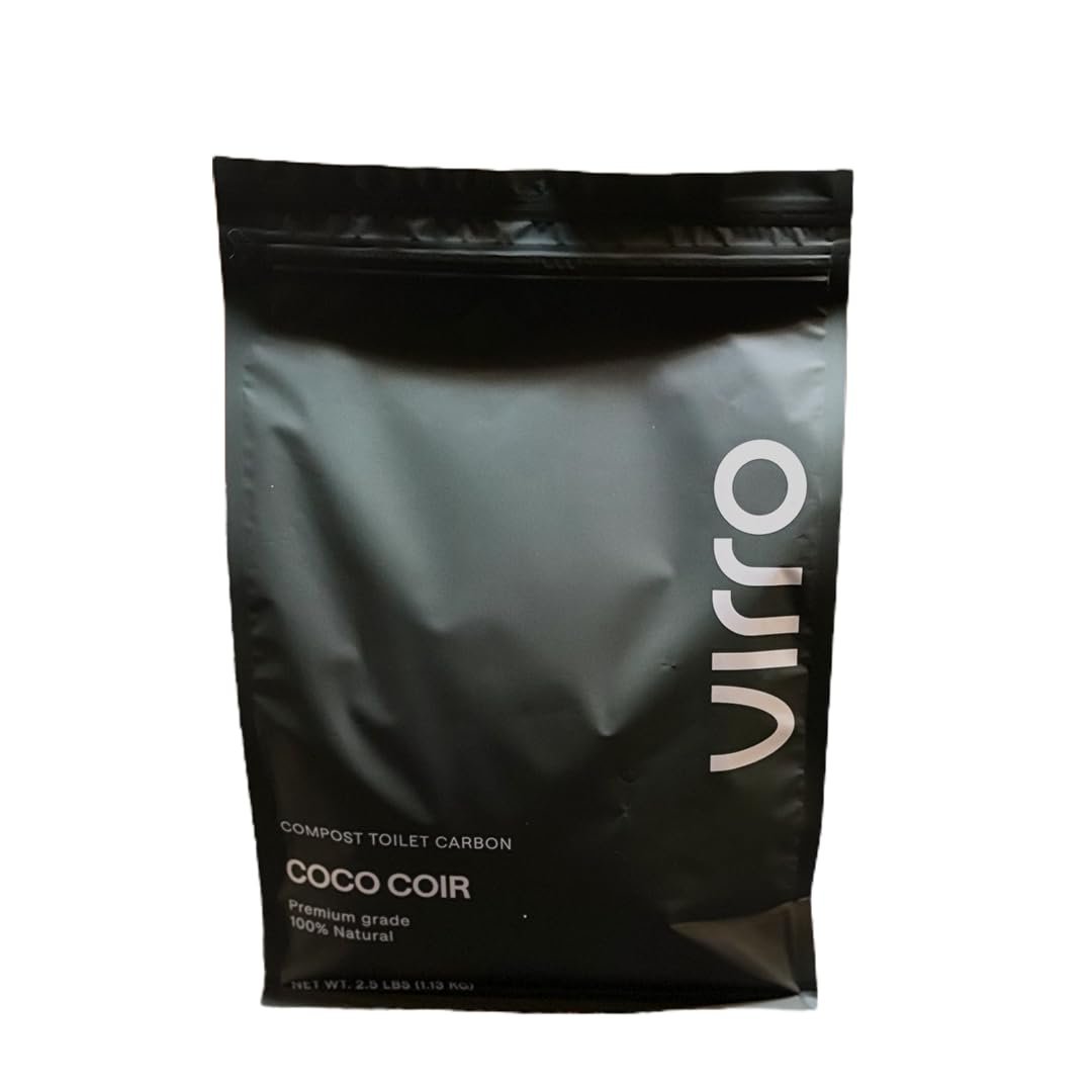 Coco Coir for Composting Toilets – Natural Coconut Coir Carbon Cover, Odor Control & Moisture Absorption, RV, Van Life, Tiny Home & Cabin Use (1)