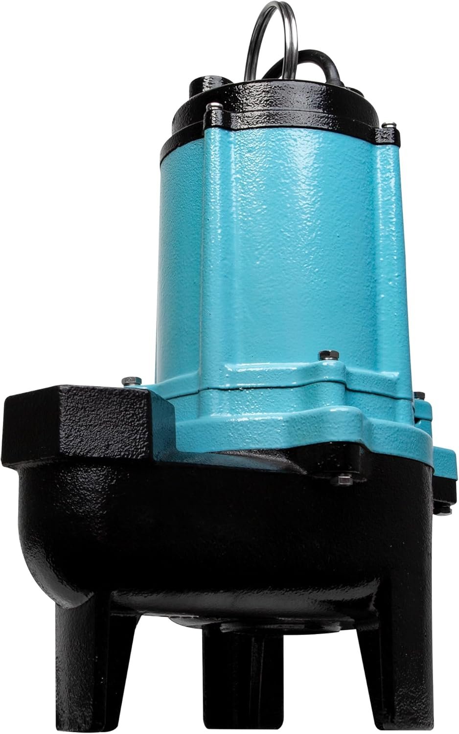 Little Giant 10SC-CIM, 115-Volt, 7200 GPH, 1/2 HP Manual Cast Iron Sewage/Effluent Pump (No Switch) with 2-Inch FNPT Discharge and 50-Ft. Cord, Blue, 511434