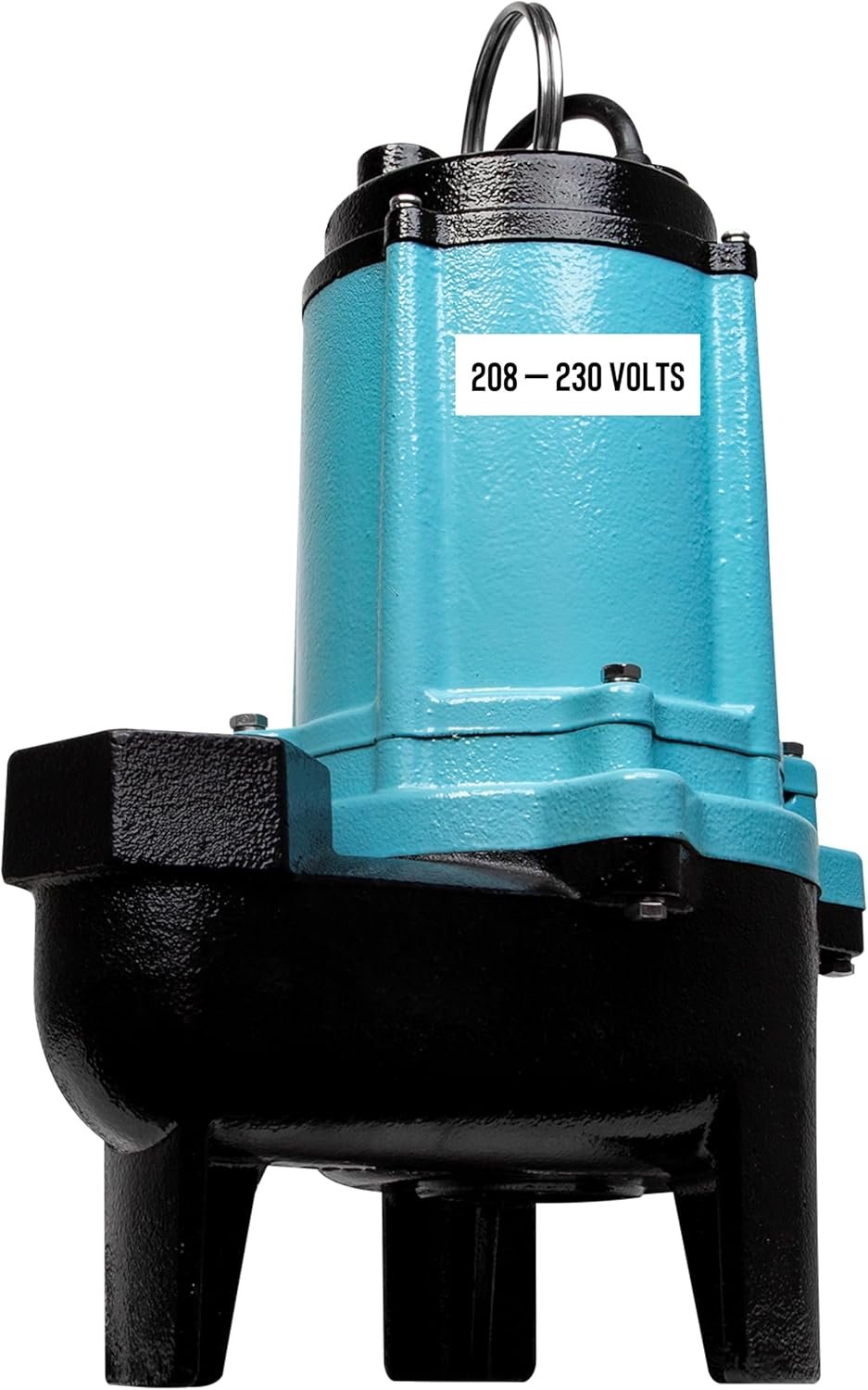 Little Giant 10SC-CIM, 115-Volt, 7200 GPH, 1/2 HP Manual Cast Iron Sewage/Effluent Pump (No Switch) with 2-Inch FNPT Discharge and 50-Ft. Cord, Blue, 511434