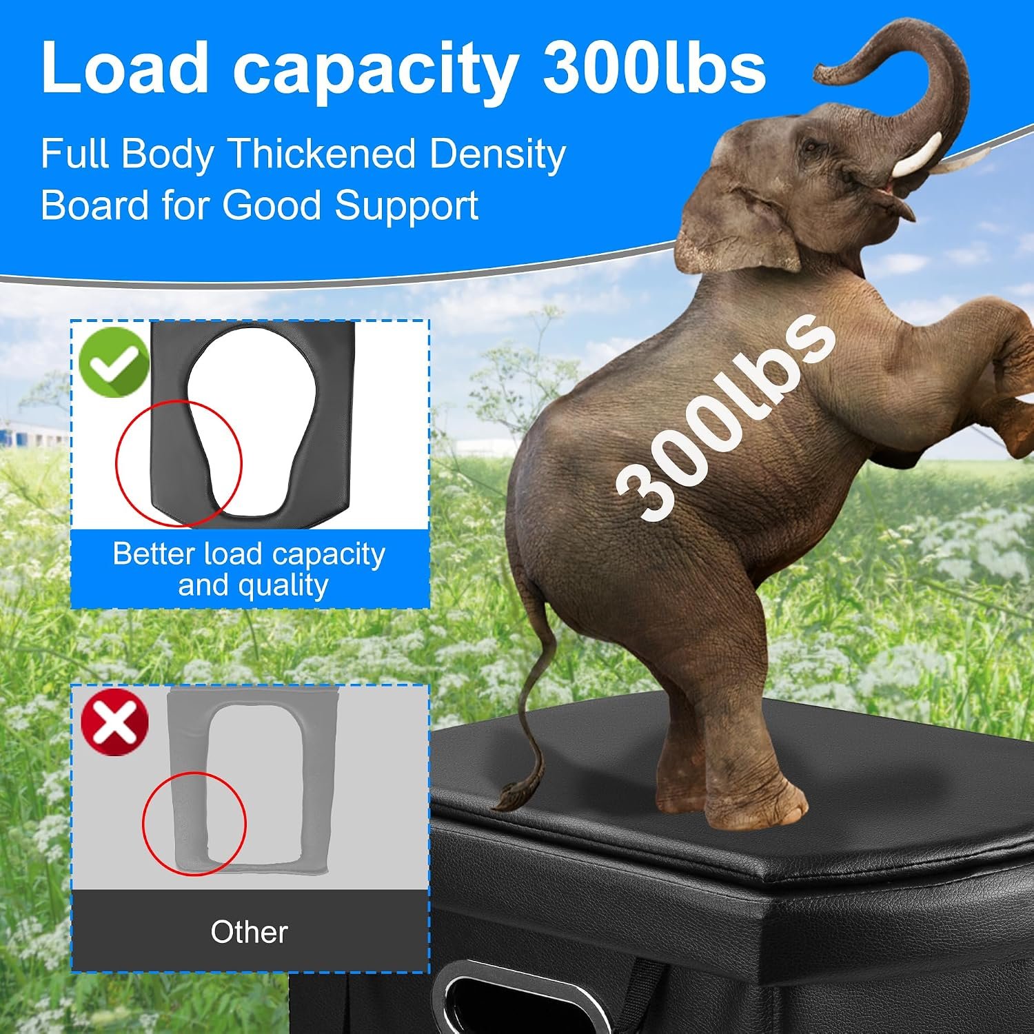 Portable Camping Toilet for Adults with Handbag, 17.5 Extra Tall Portable Camping Toilet for Adults with Handbag, 17.5 Extra Tall