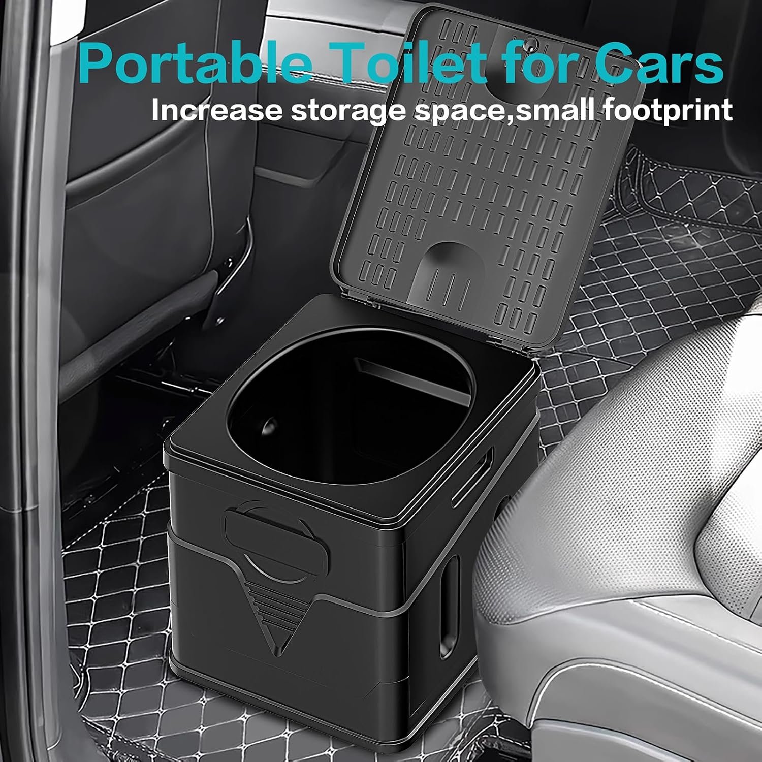 Portable Toilet,Camping Toilet Have Small Foldable Size. It is Compact Portable Toilet for Adults and Children. Suitable for Cars, Hiking, Beaches and Camping Portable Toilet,Camping Toilet Have Small Foldable Size. It is Compact Portable Toilet for Adults and Children. Suitable for Cars, Hiking, Beaches and Camping
