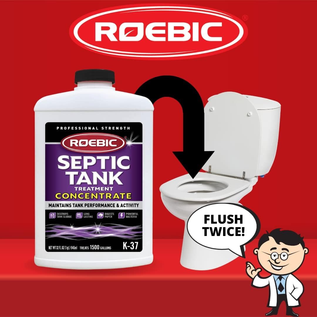 Roebic K-57 Septic Tank Cleaner & Protector – Emergency Care Formula, 033051001573