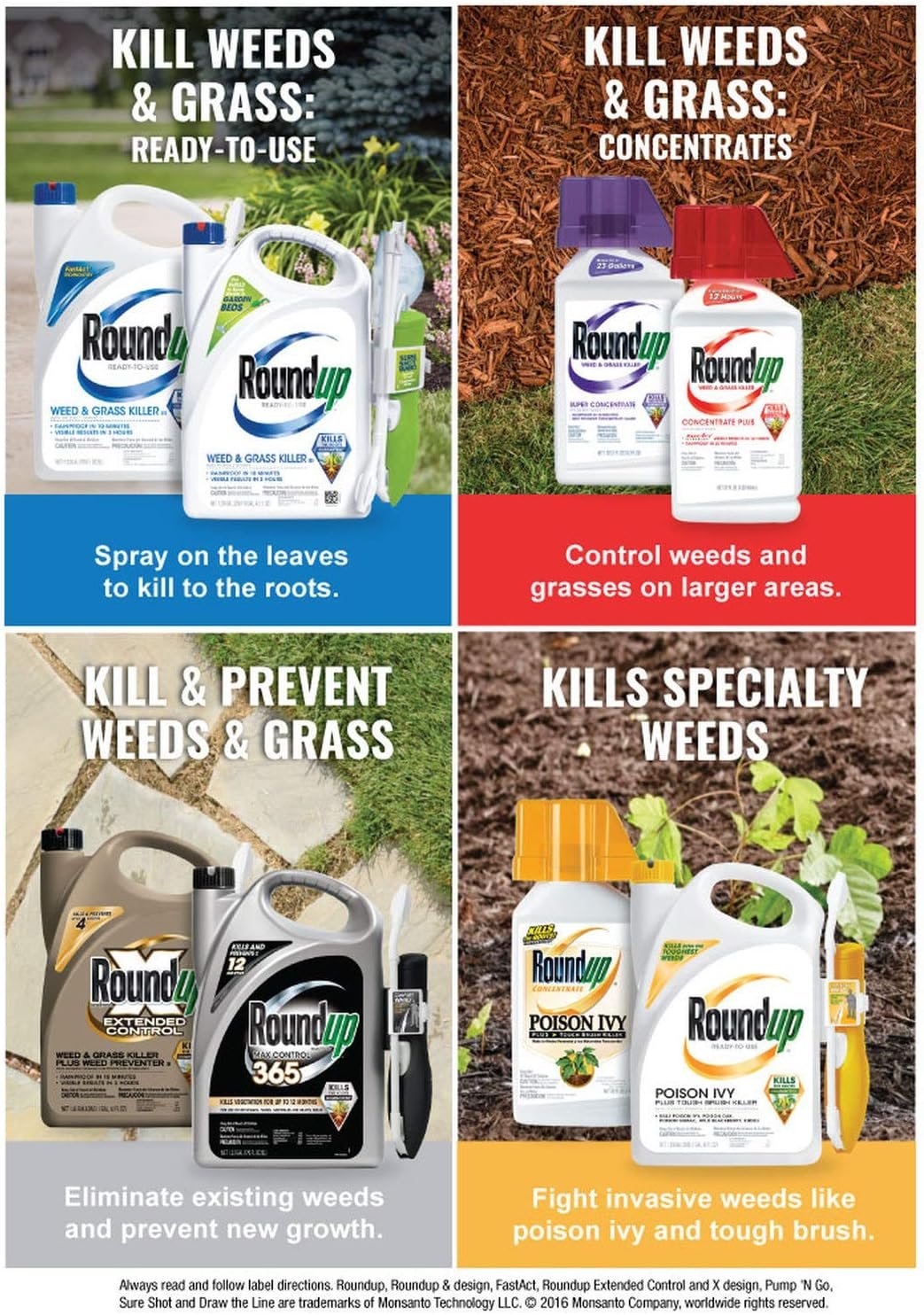 Roundup Weed and Grass Killer III Ready-to-Use Trigger Spray, 30-Ounce Roundup Weed and Grass Killer III Ready-to-Use Trigger Spray, 30-Ounce