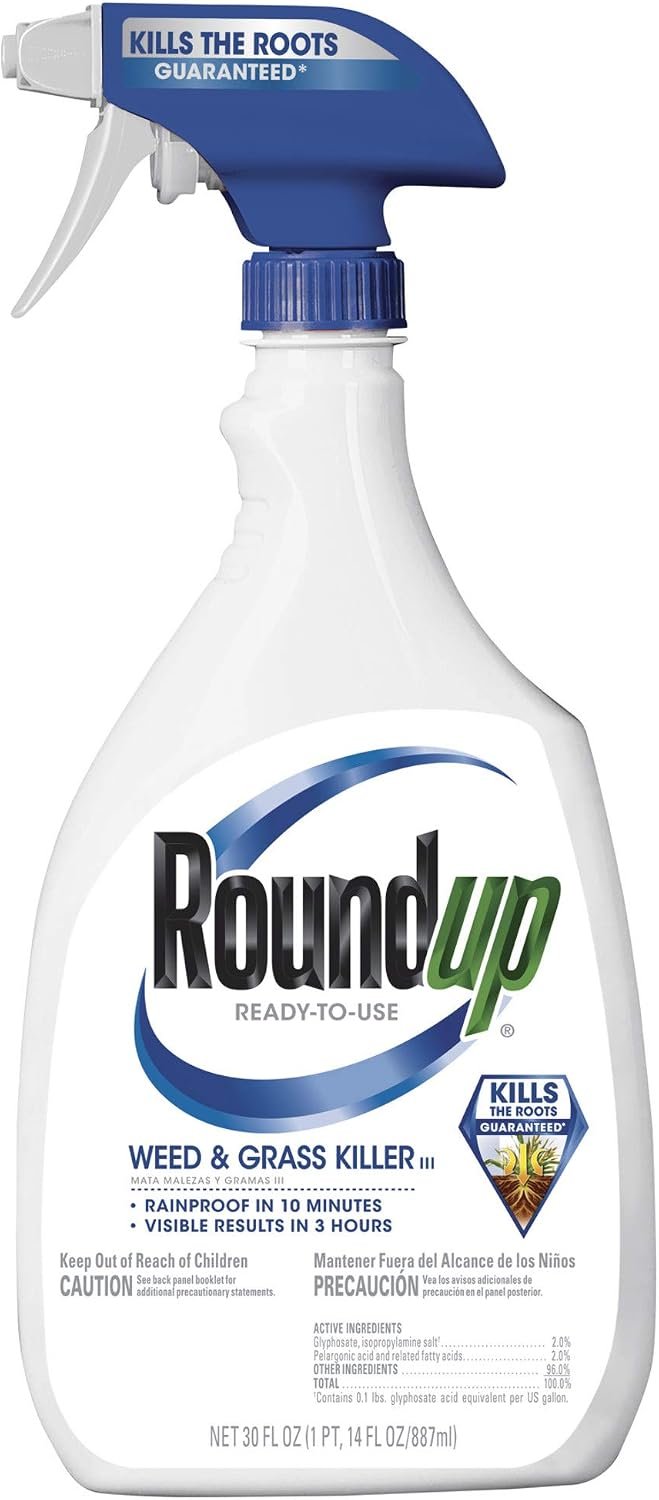 Roundup Weed and Grass Killer III Ready-to-Use Trigger Spray, 30-Ounce Roundup Weed and Grass Killer III Ready-to-Use Trigger Spray, 30-Ounce
