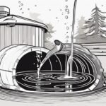 septic tank cleaner and water