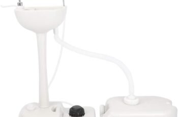 VINGLI Portable Hand Sink with 24L Recovery Tank, 5 Gal Self-contained Hand Wash Basin for Camping/RV/Garden/Outdoor Events/Gatherings, Lightweight & Detachable