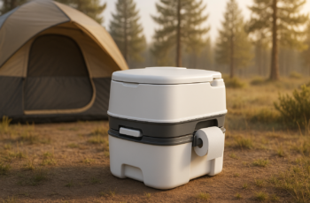 YITAHOME Portable Toilet 6.34 Gallon Camping Porta Potty with Paper