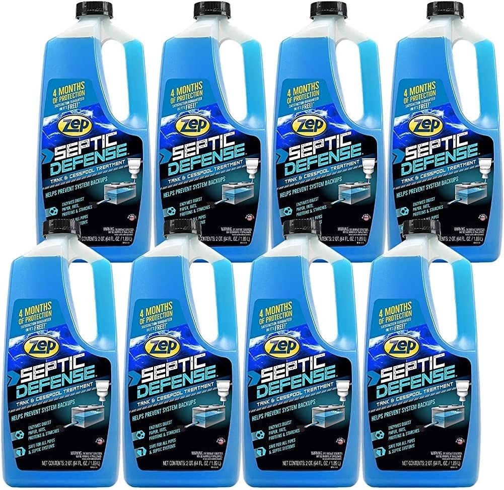 Zep Septic System and Cesspool Treatment Liquid - 64 Oz - ZLST648 - Safe for All Pipes and Septic Systems (8)